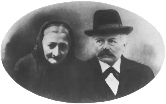 Leonhard Johann Mayer und Frau, 1876